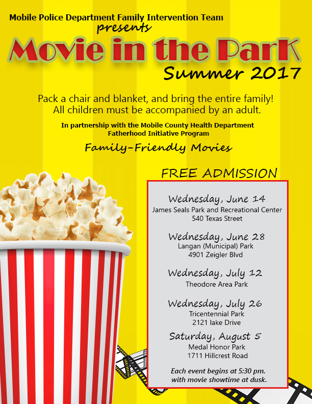 MPD Hosts Movie In The Park This Summer