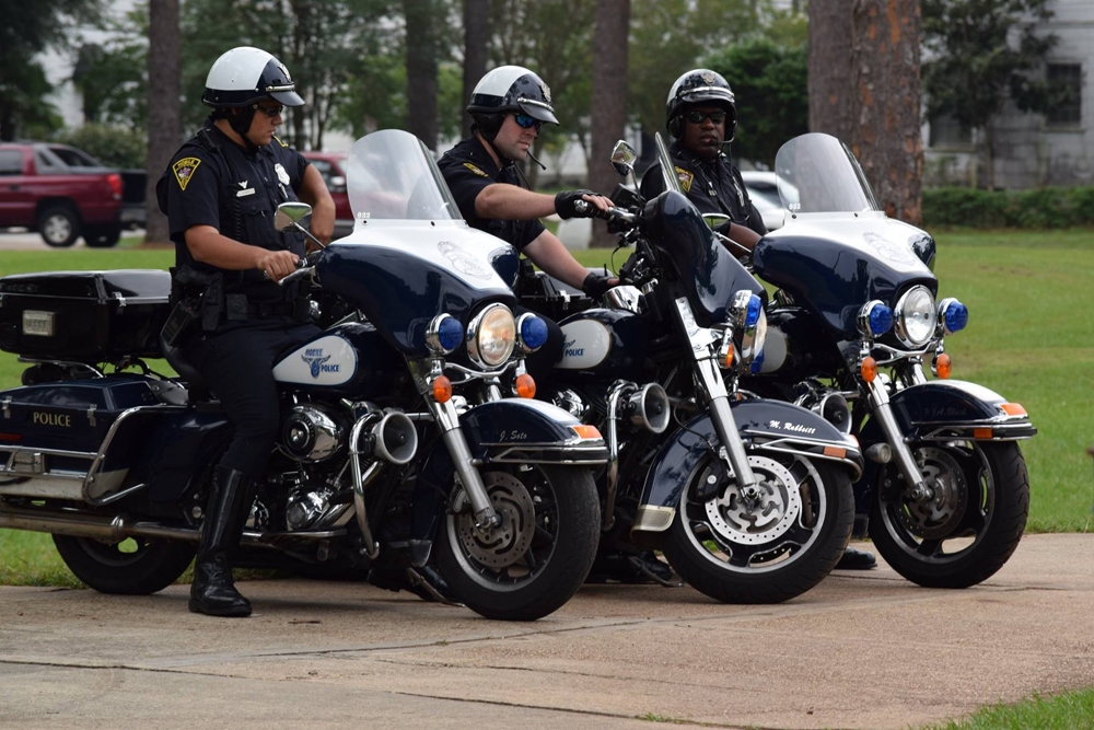 photo of officers on motor cycles